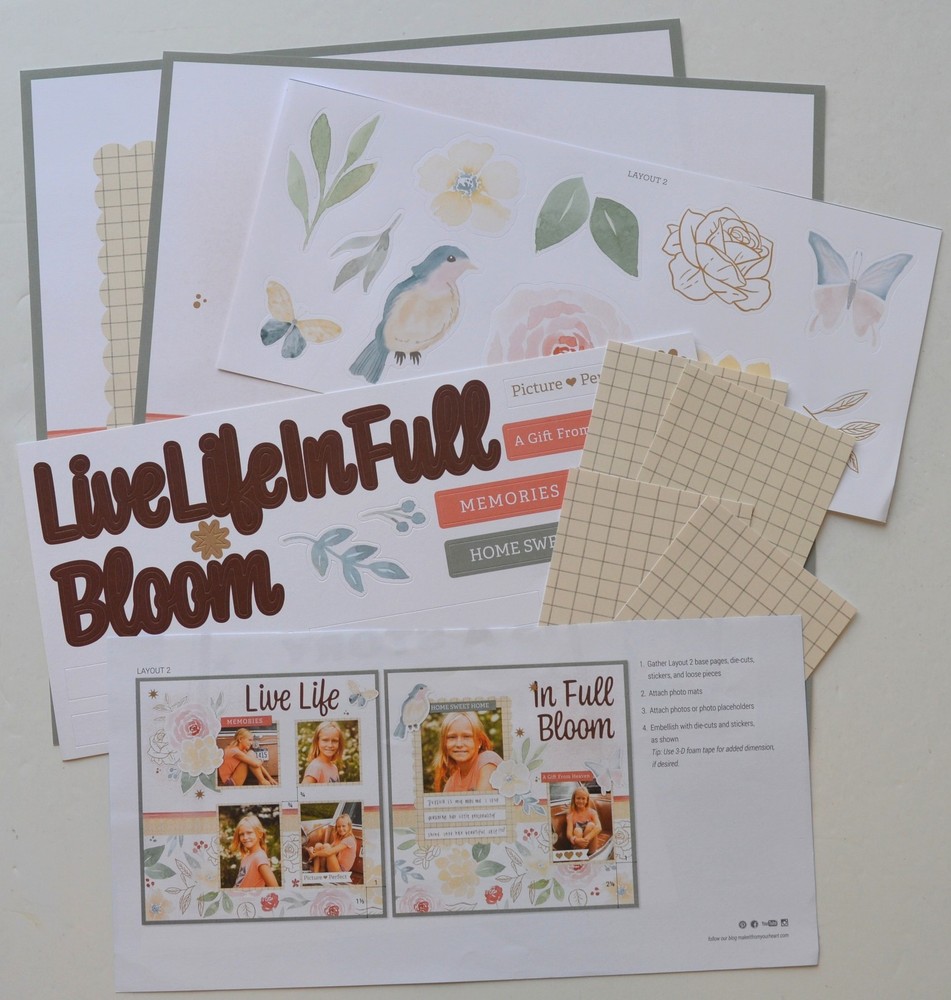 CTMH Scrapbooking Bundle “Cut Above Layout Kits” 10 Complete, 11 Partials