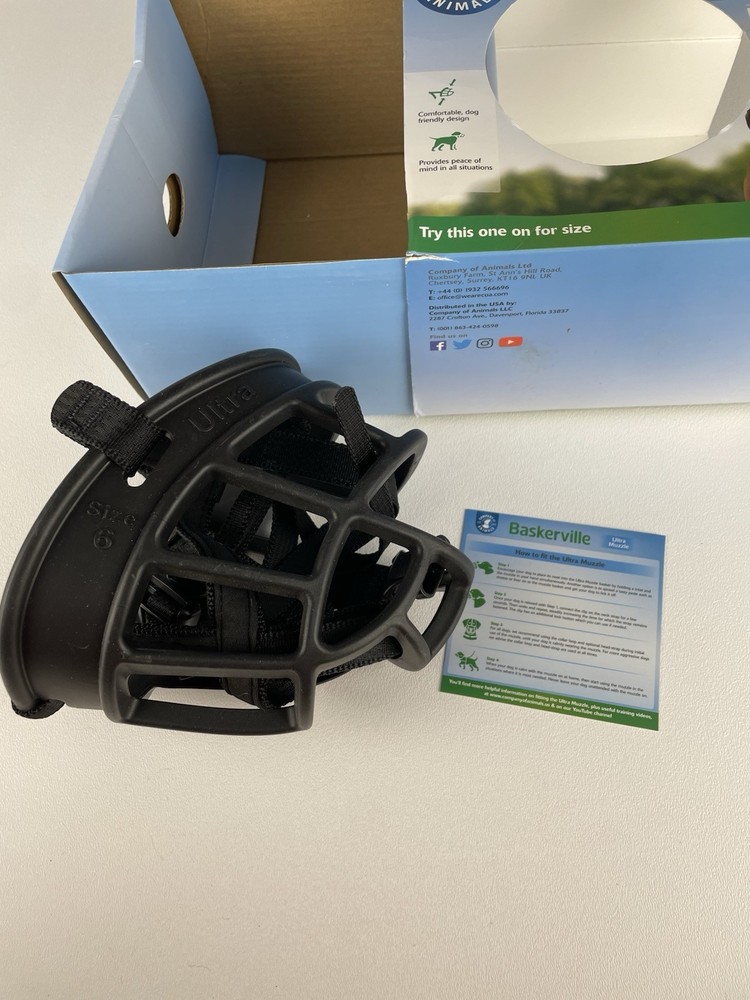 New Baskerville Ultra Basket Muzzle Size 6