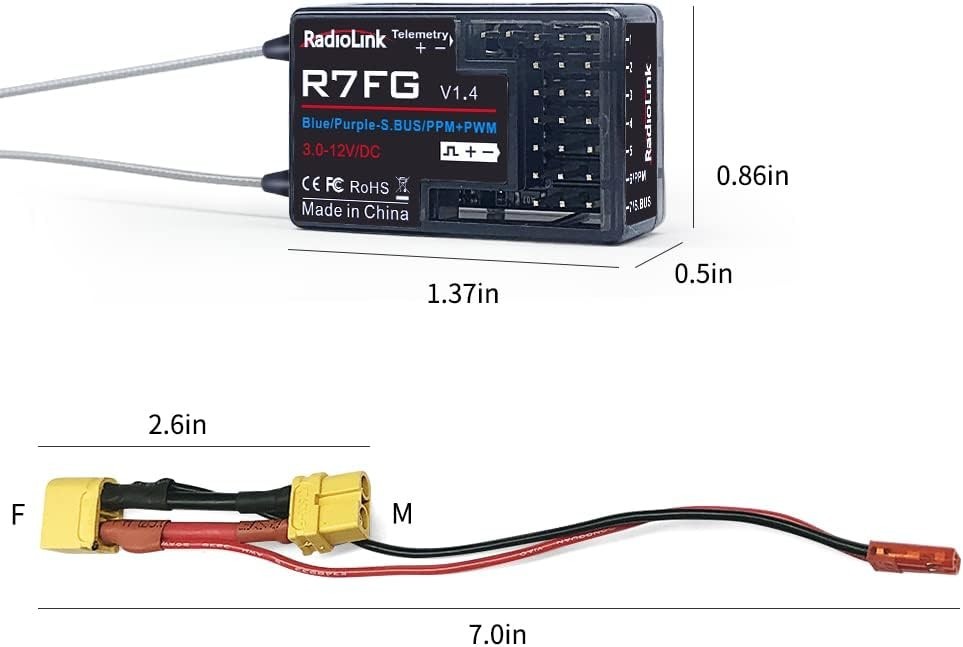 Dual Rate RC Transmitter for Vehicles with Telemetry and Mixed Control Features