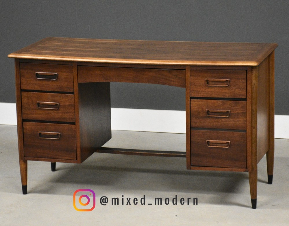 Lane Acclaim Walnut Mid Century Desk
