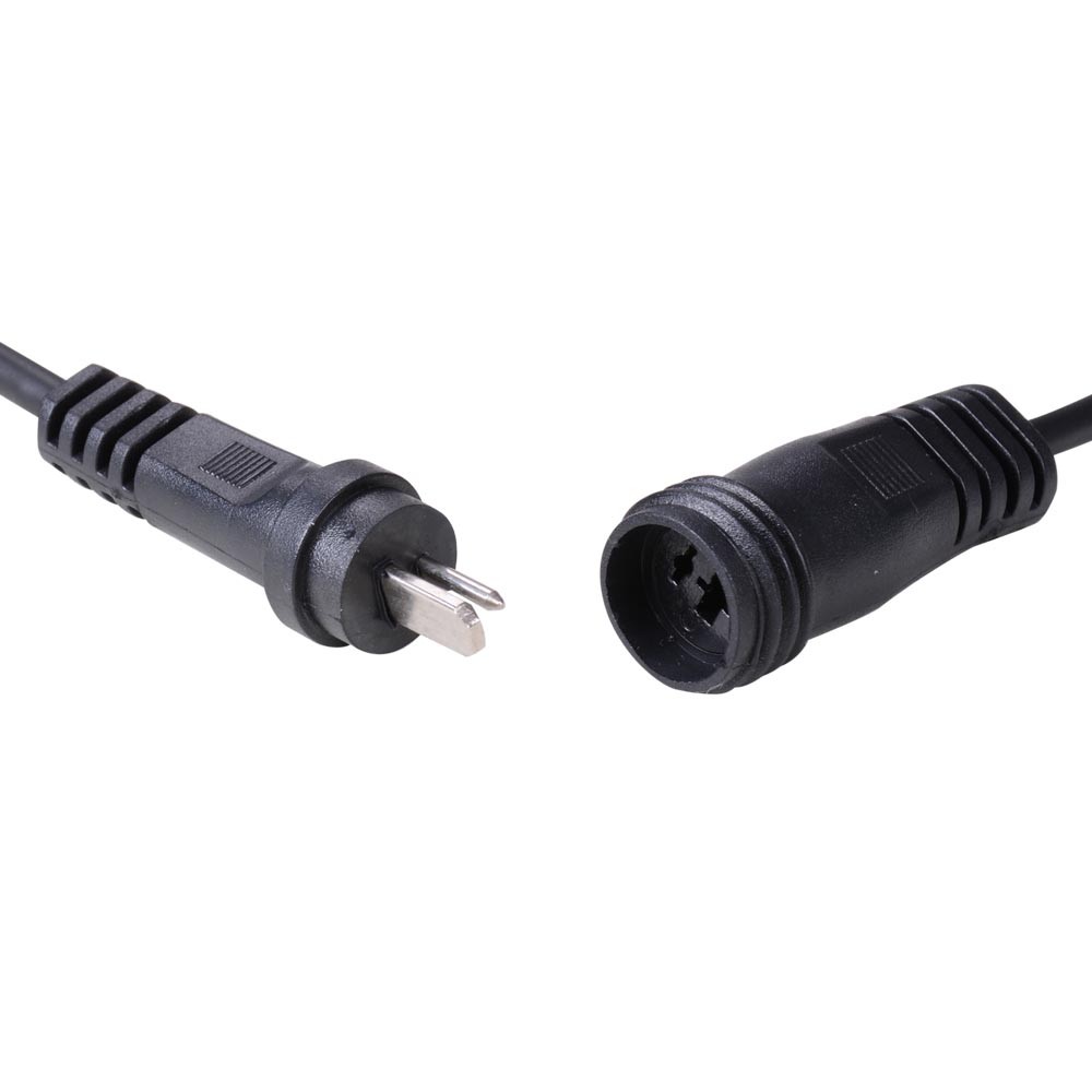 12V Transformer Plug &16Ft Wire Cable Power Cord Only For Yescom LED Deck Light