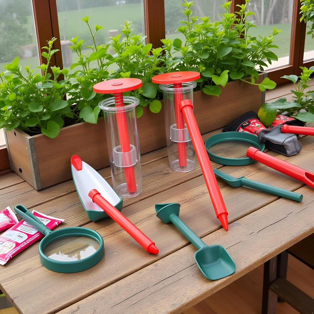 6Pcs Mini Sowing Seed Dispenser, Seed Planter Tool, Handheld Seed Planter, Mini