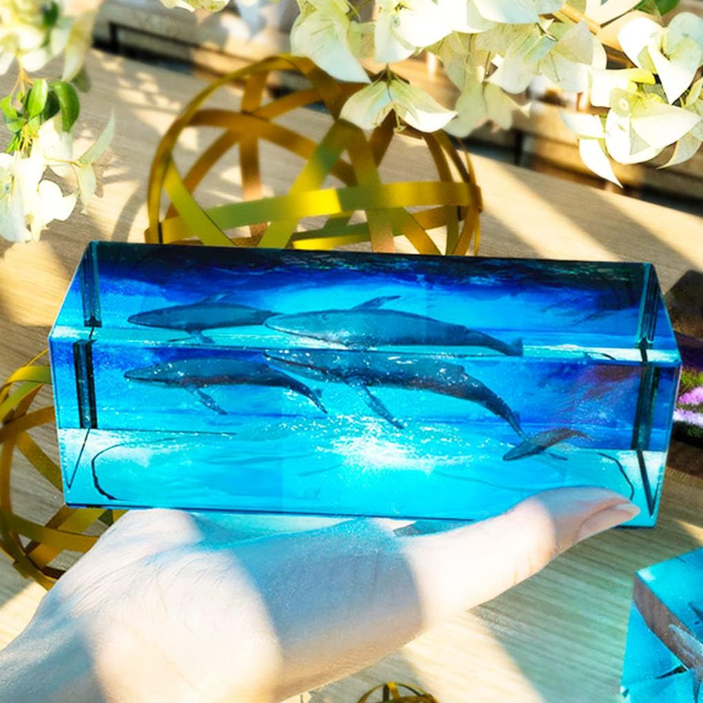 Large Rectangular Resin Mold for DIY Epoxy Crafts and Geometric Art