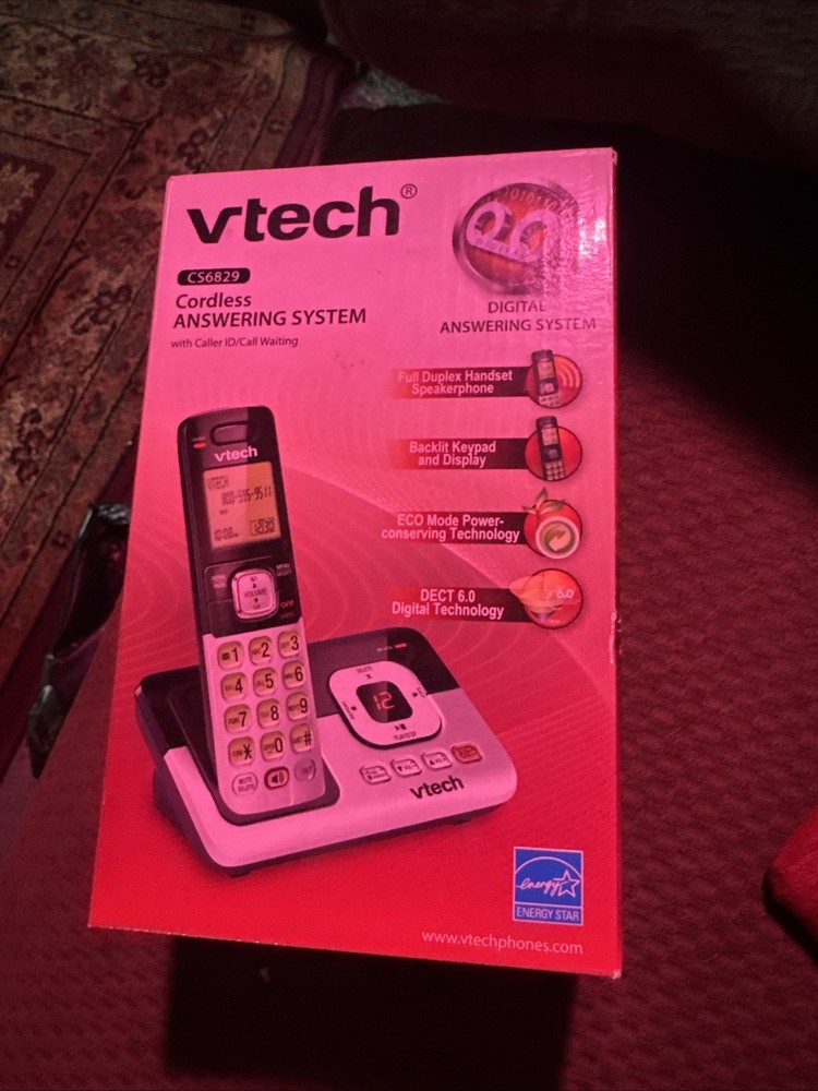 V Tech Cordless Phone With Digital Answering System