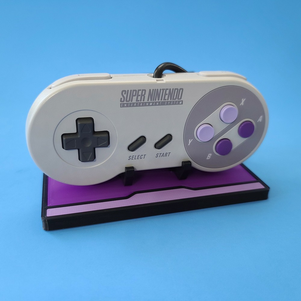 Display Stand for Original SNES Controllers / Custom 3D Printed / Super Nintendo