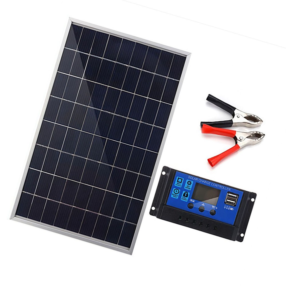 Solar Panel High-Efficiency Multifunctional 12V Solar Battery Charger IP65