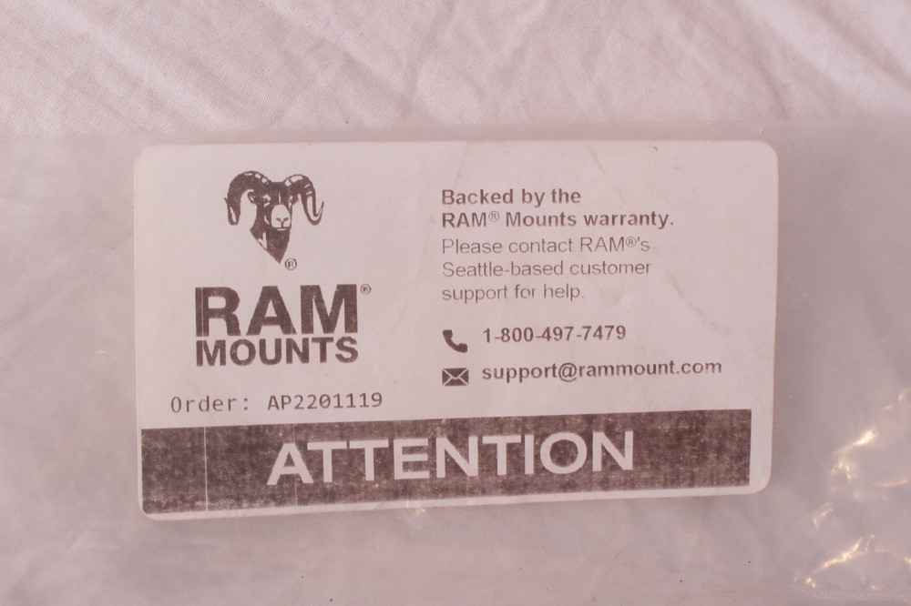 RAM Universal Double Ball Mount with Two Round Plates B Size Medium RAM-B-101U
