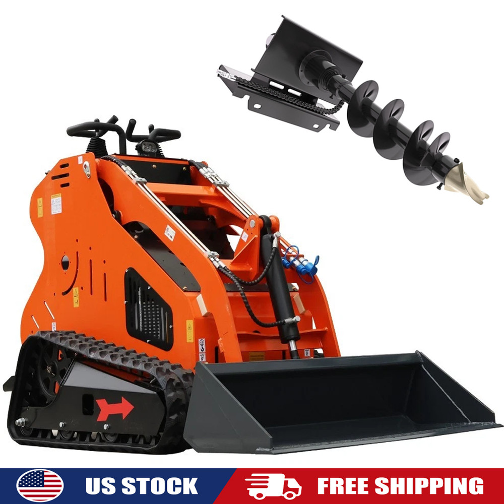 Mini Skid Steer Loader 13.6HP B&S Gas Engine + Multiple Attachments Available