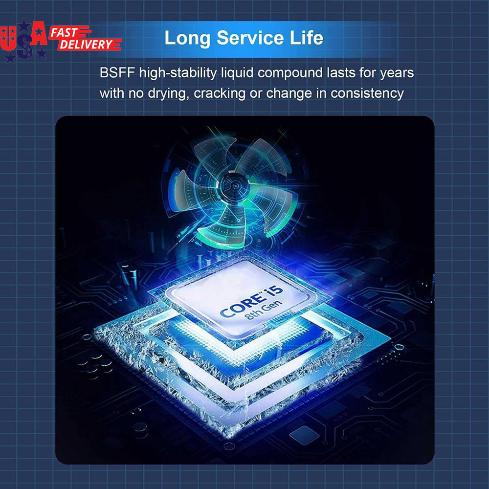 Thermal Paste, 1.8G with Toolkit CPU Paste Thermal Compound Paste Heatsink for I