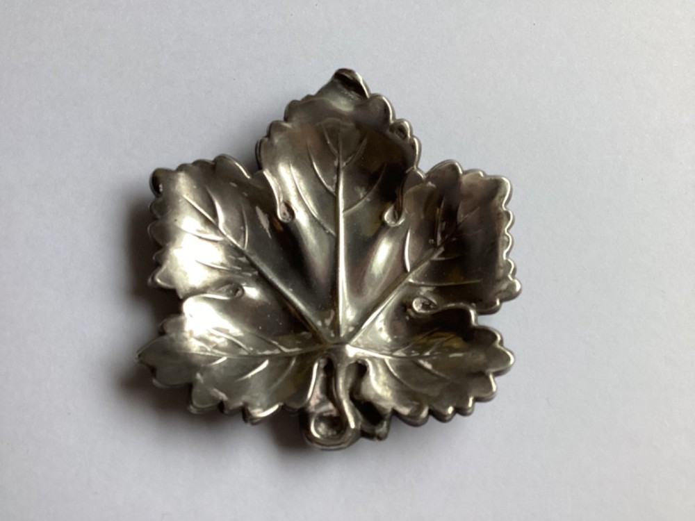 Sterling Silver Leaf Dish by Pedro Duran Spain