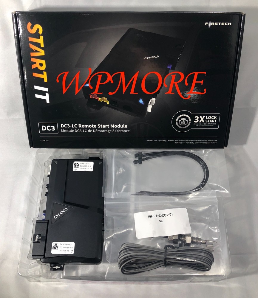 Firstech FT DC3 LC Remote Start Module 3X LOCK select Honda Acura PTS 2016 & UP