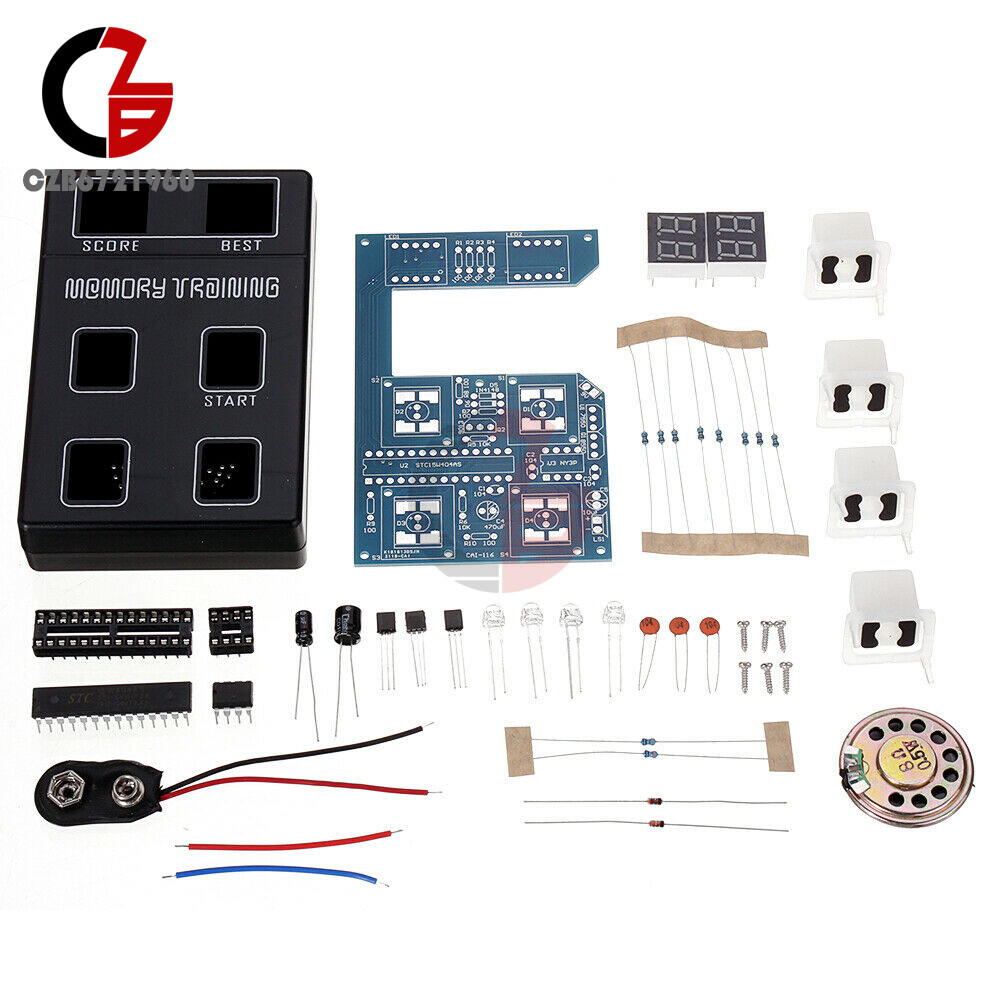 Funny Memory Game Console Electronic Kit LED Training Competition Kit DIY New