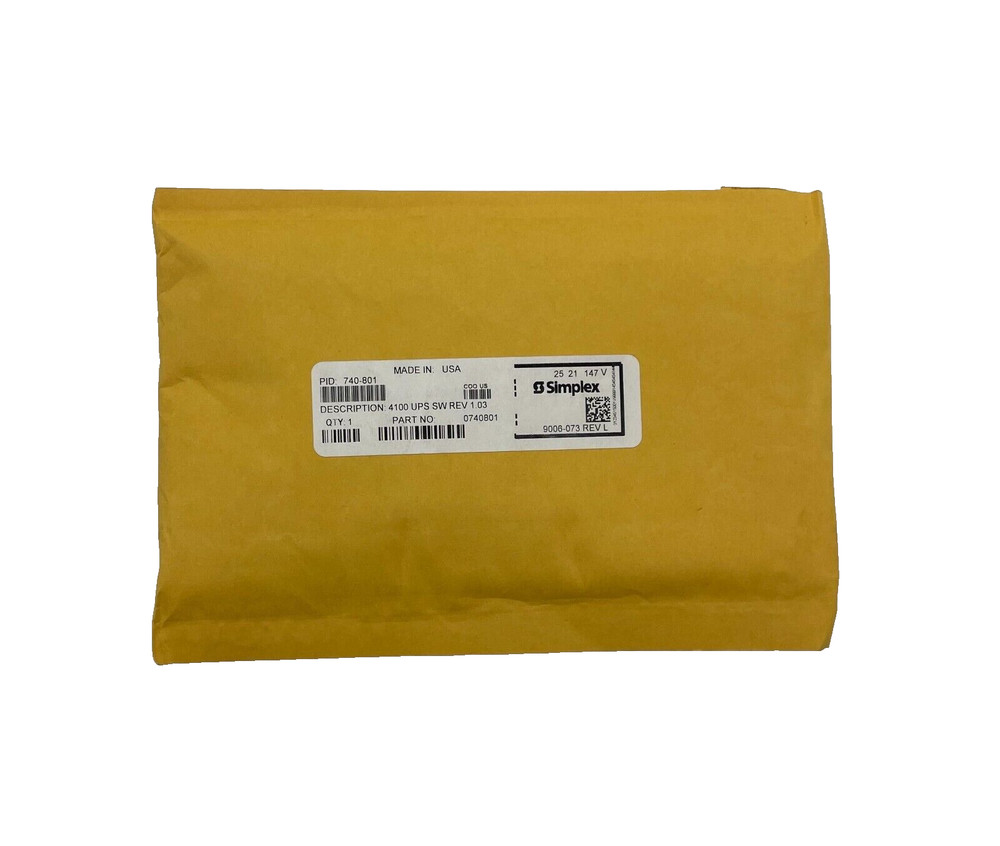 Simplex 740-801 - Same Day Shipping (SEALED)