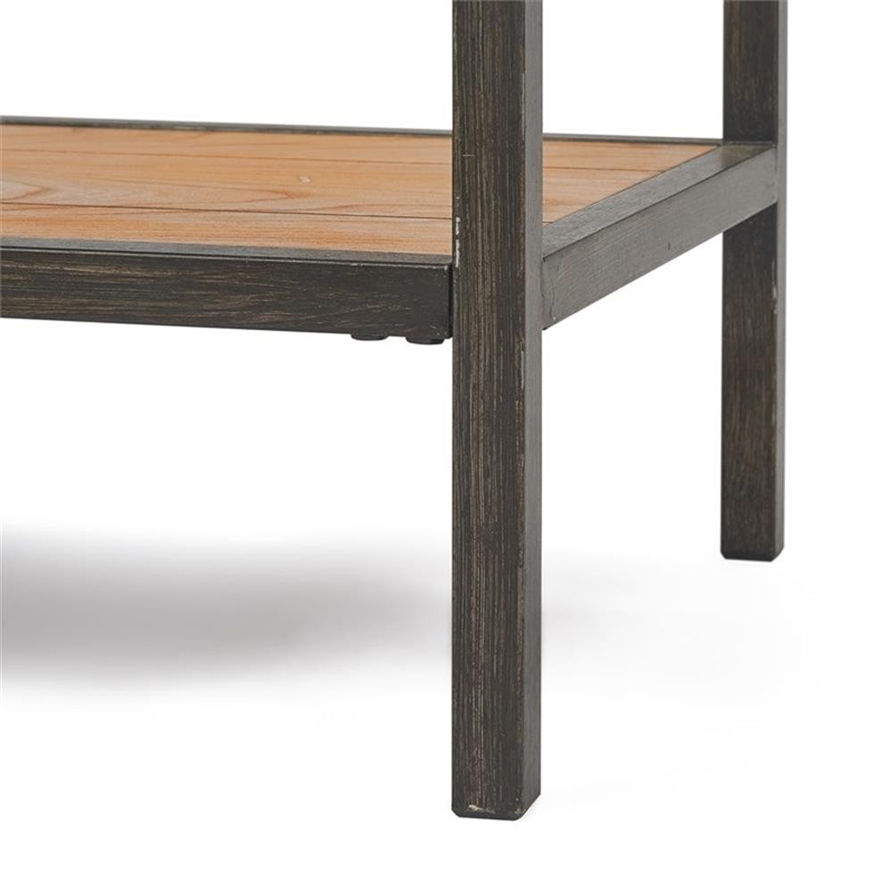ClickDecor Nolan 2-Tier Console Table Brown