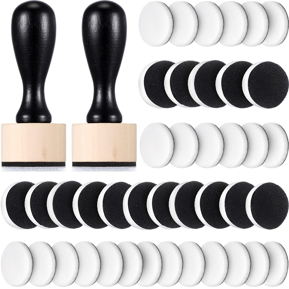 42 Packs Mini Ink Blending Tool Set, Include 2 Pcs Round Alcohol Ink Mini App...