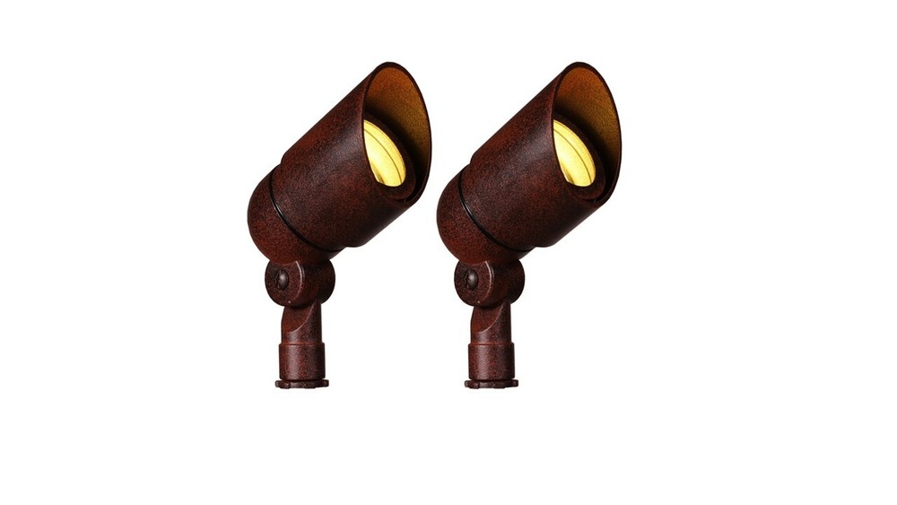 Best Pro Lighting Low Voltage Lighting Up Light Spot LED Rust Finish 2 Pack