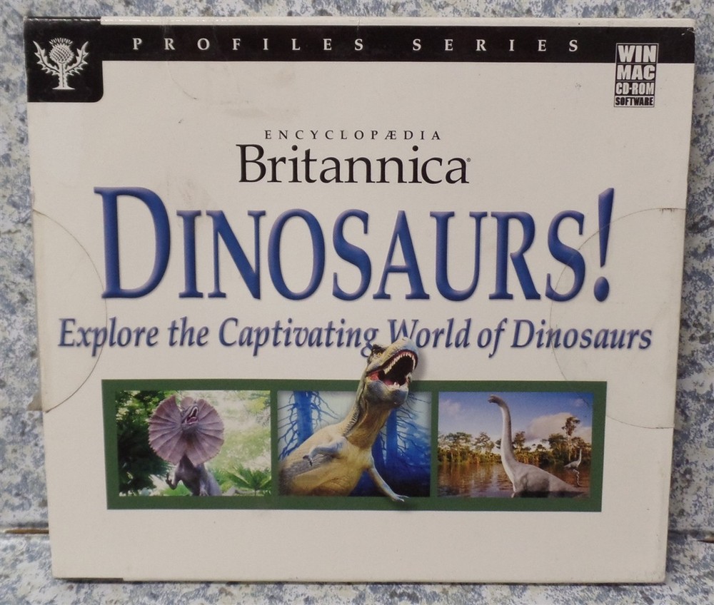 Software PC Encyclopaedia Britannica Dinosaurs NEW