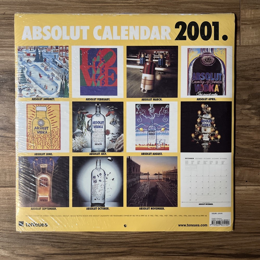 Absolut Calendar 2001