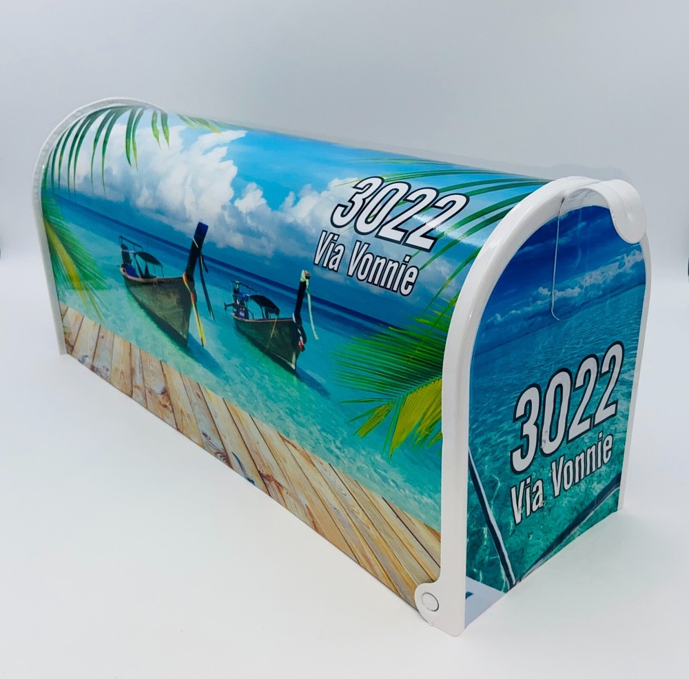 Tropical custom mailbox, Mothers Day Gift