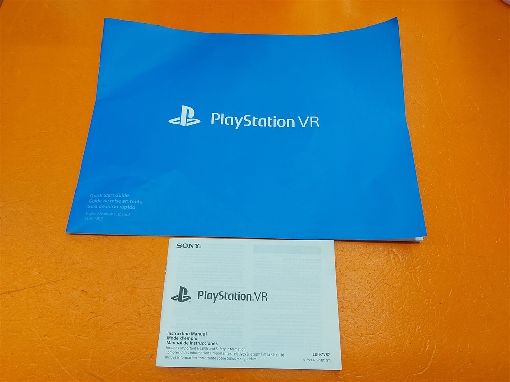 ⭐️⭐️⭐️⭐️⭐️ Sony PlayStation VR Quick Start Guide & Instruction Manual