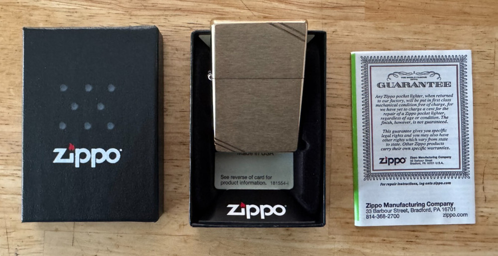 HARLEY DAVIDSON ZIPPO LIGHTER MINT (A9)