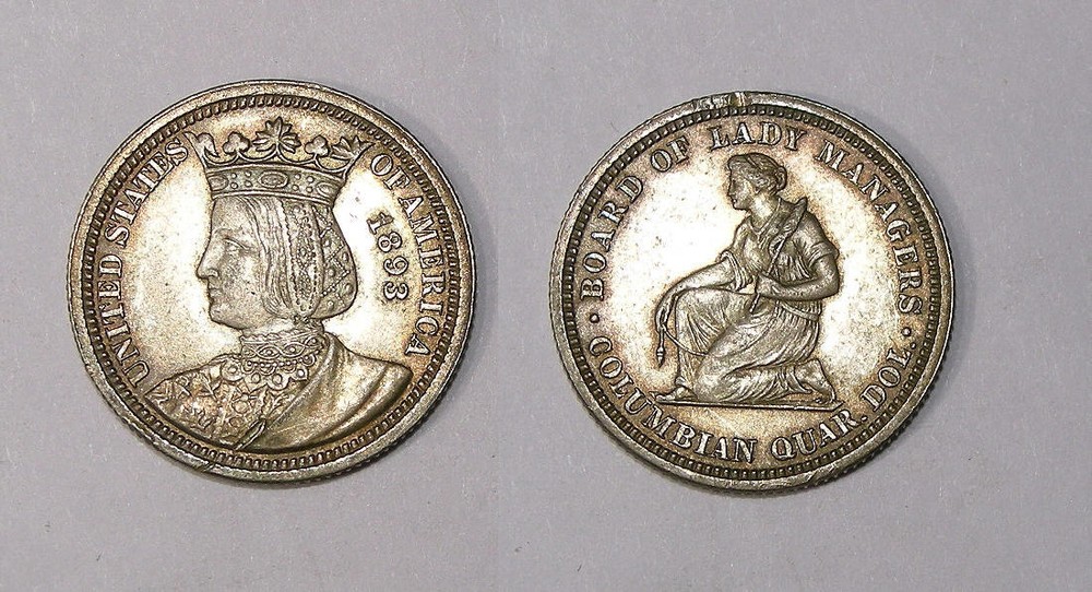 1893 ISABELLA QUARTER CHOICE BU NICE! INV#FP-1-95