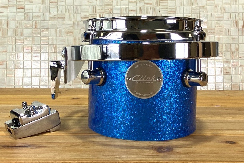 Click Icon 5x6 6ply Maple Tom Tom Blue Sparkle