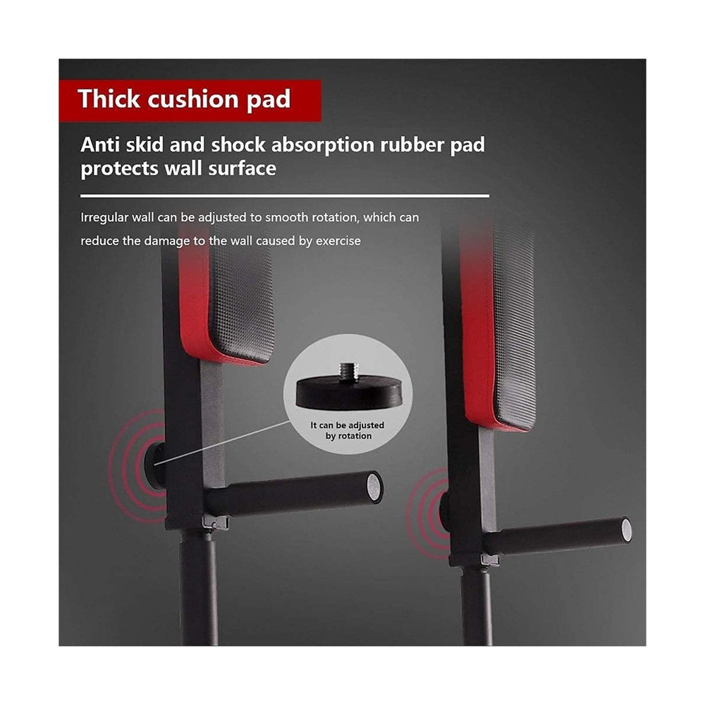 PLKO Wall Mount Pull Up Bar Wall Mounted Body Press Pull Up Bar Gym... Fast Ship