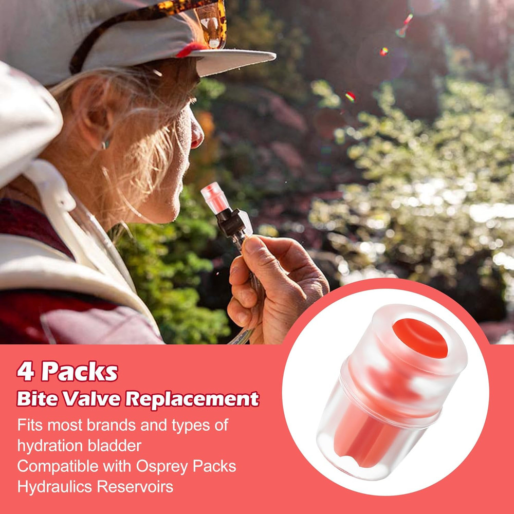 Enhon Bite Valve Replacement Sheath for Water Bladder, Compatible with Osprey...