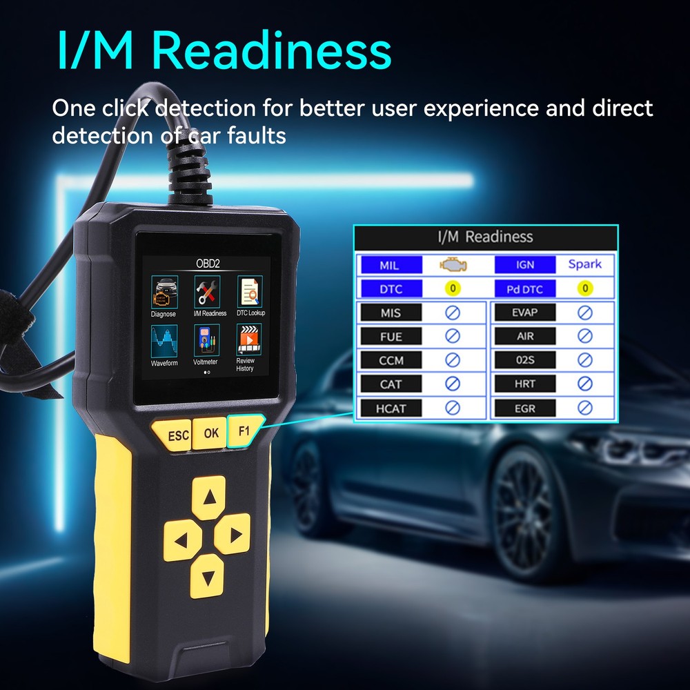 BT80 OBD Scanner Code Reader OBD II Check Engine Car Diagnostic Tool NEW