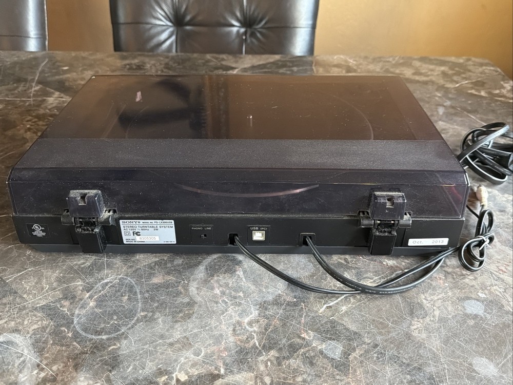 Sony PS-LX300USB Stereo Turntable System Record Player Fully Tested Working!