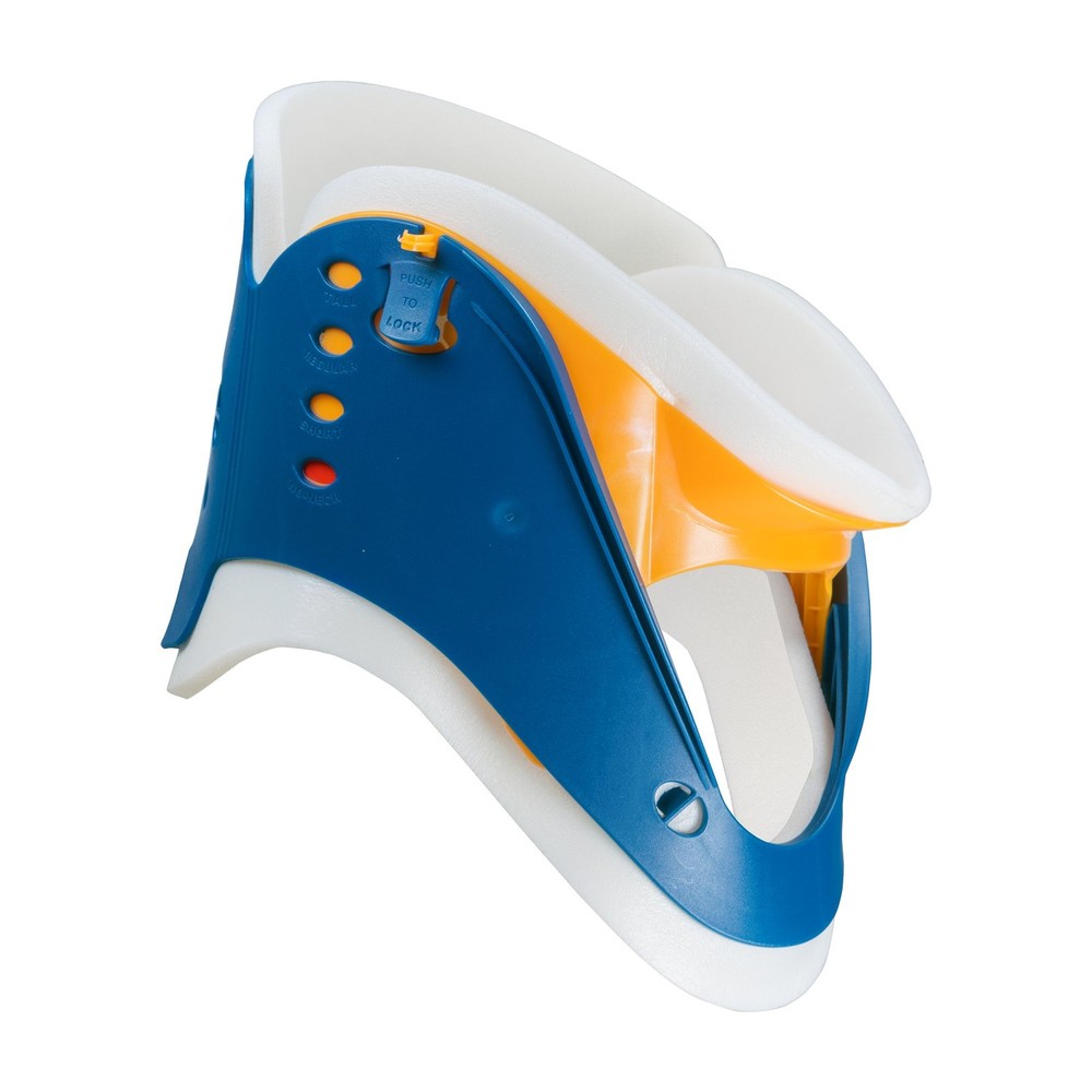 McKesson Rigid Cervical Collar One Size Adjustable Neck Circumference 1 per Bag
