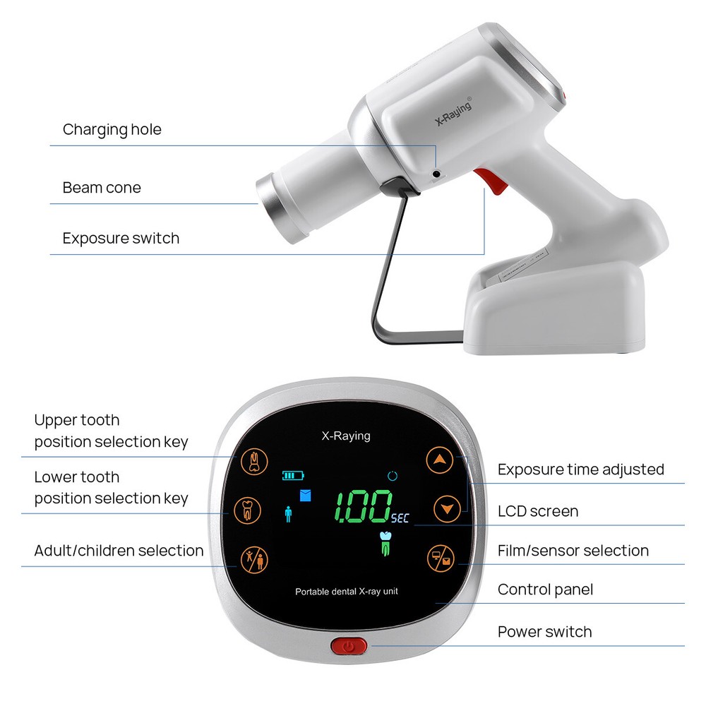 US Portable Mobile Dental Digital Machine System Unit Handheld High Frequency