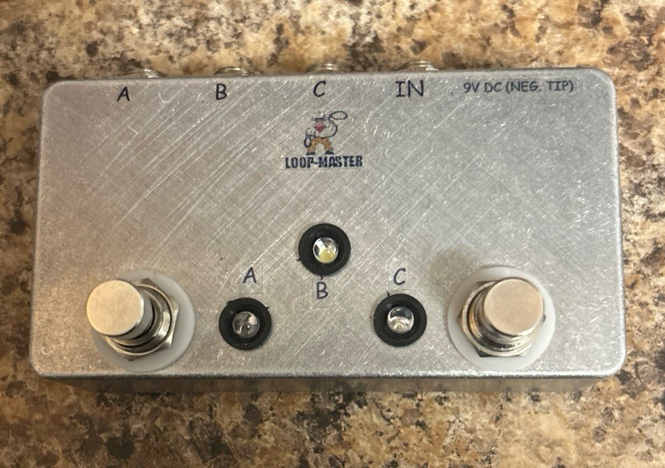 Loop-Master Pedals ABC Box/Channel Selector Pedal  Used