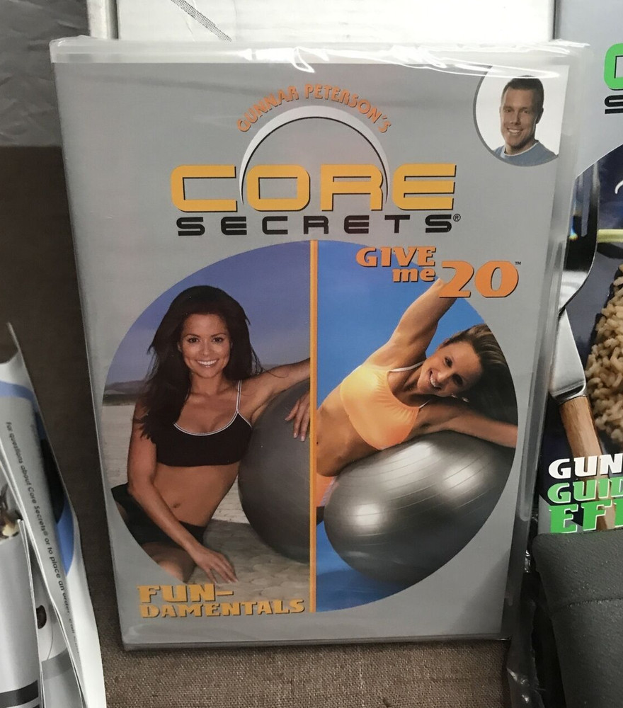 New Incomplete Gunnar's Core Secrets Professional Grade Core Stability Ball