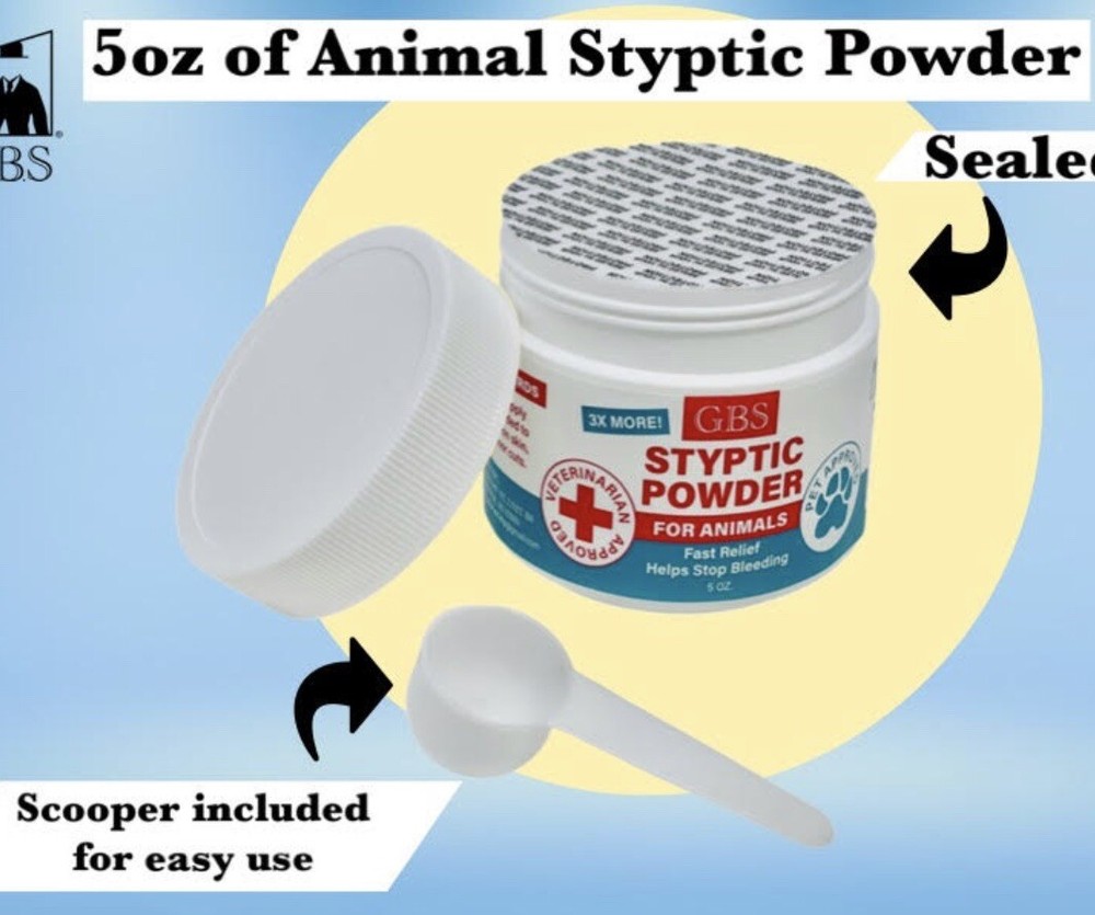 Fast Acting Styptic Powder for Pets 5OZ