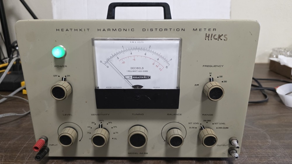Heathkit IM-58 Harmonic Distortion Meter