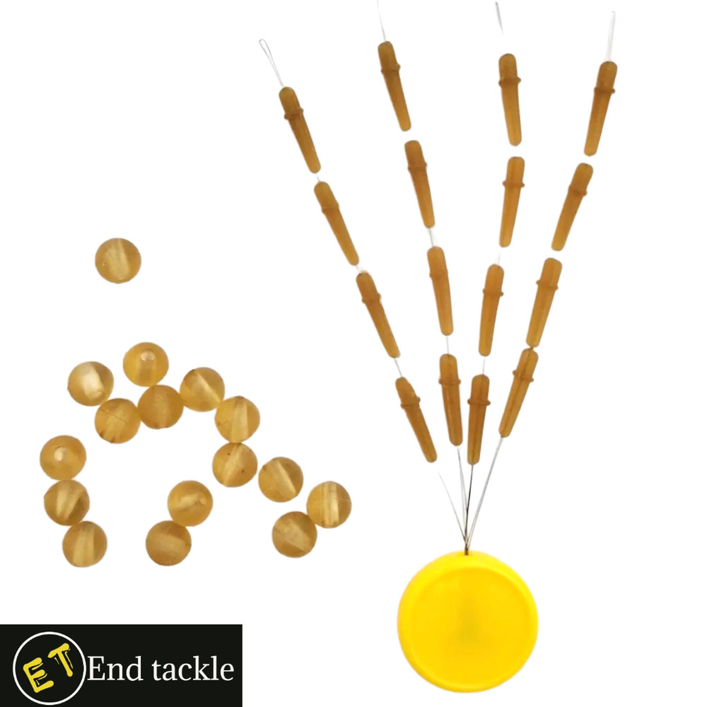 Naked Chod System Translucent Brown 32pcs End Tackle Terminal Tackle
