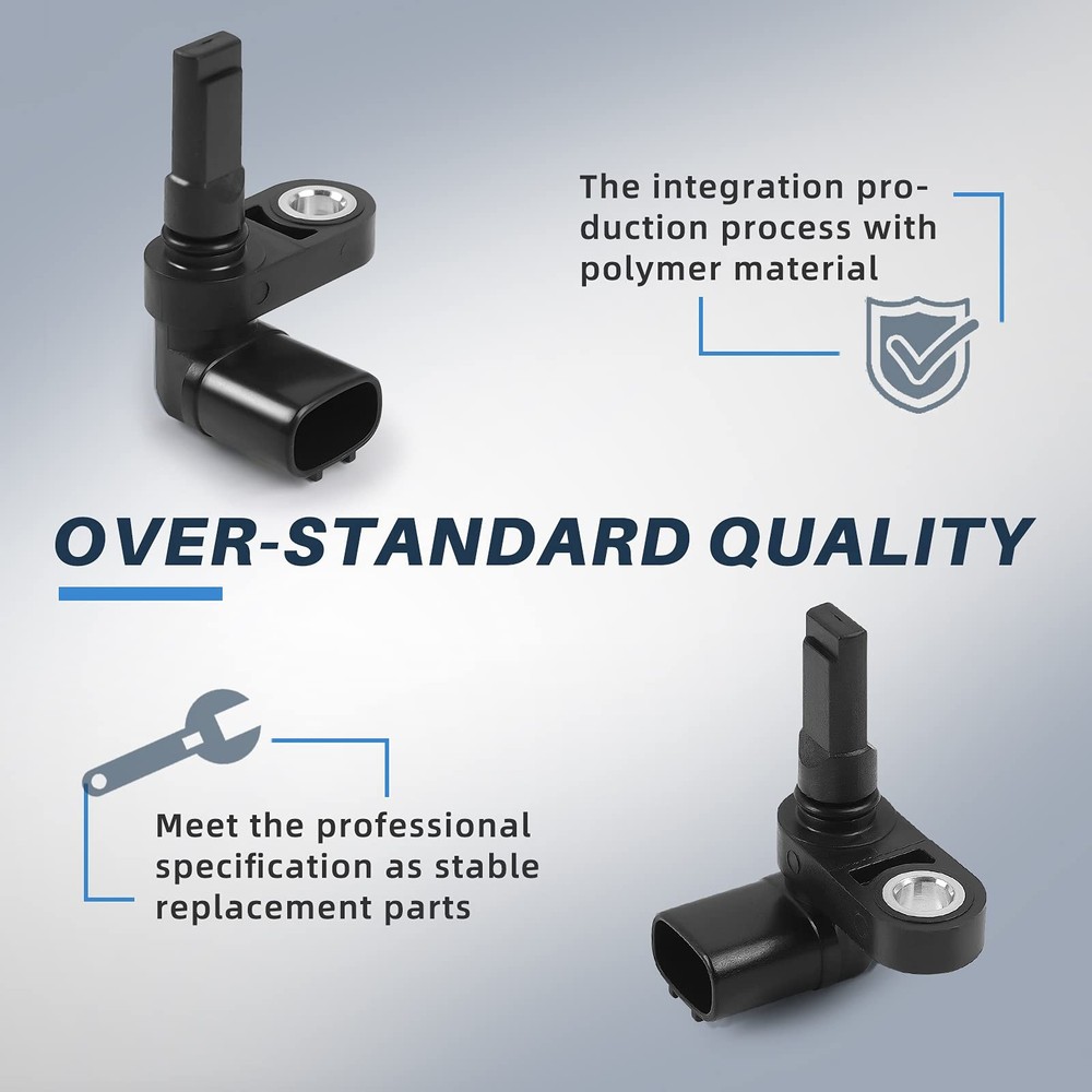 2pcs ABS Wheel Speed Sensor Front Rear Right Left 89542-04020, Replacement fo...