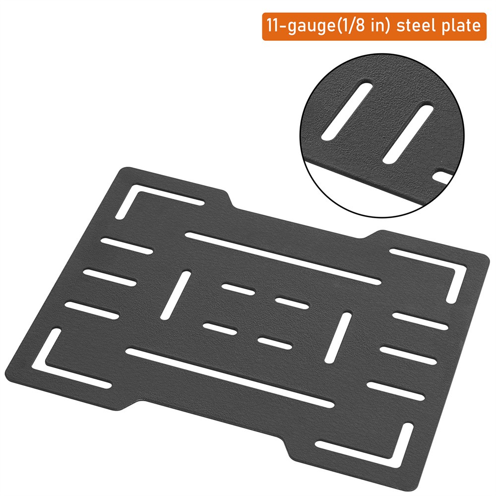 Steel Roof Rack Mount Panel For Fuel Container Accessory Storage Bracket