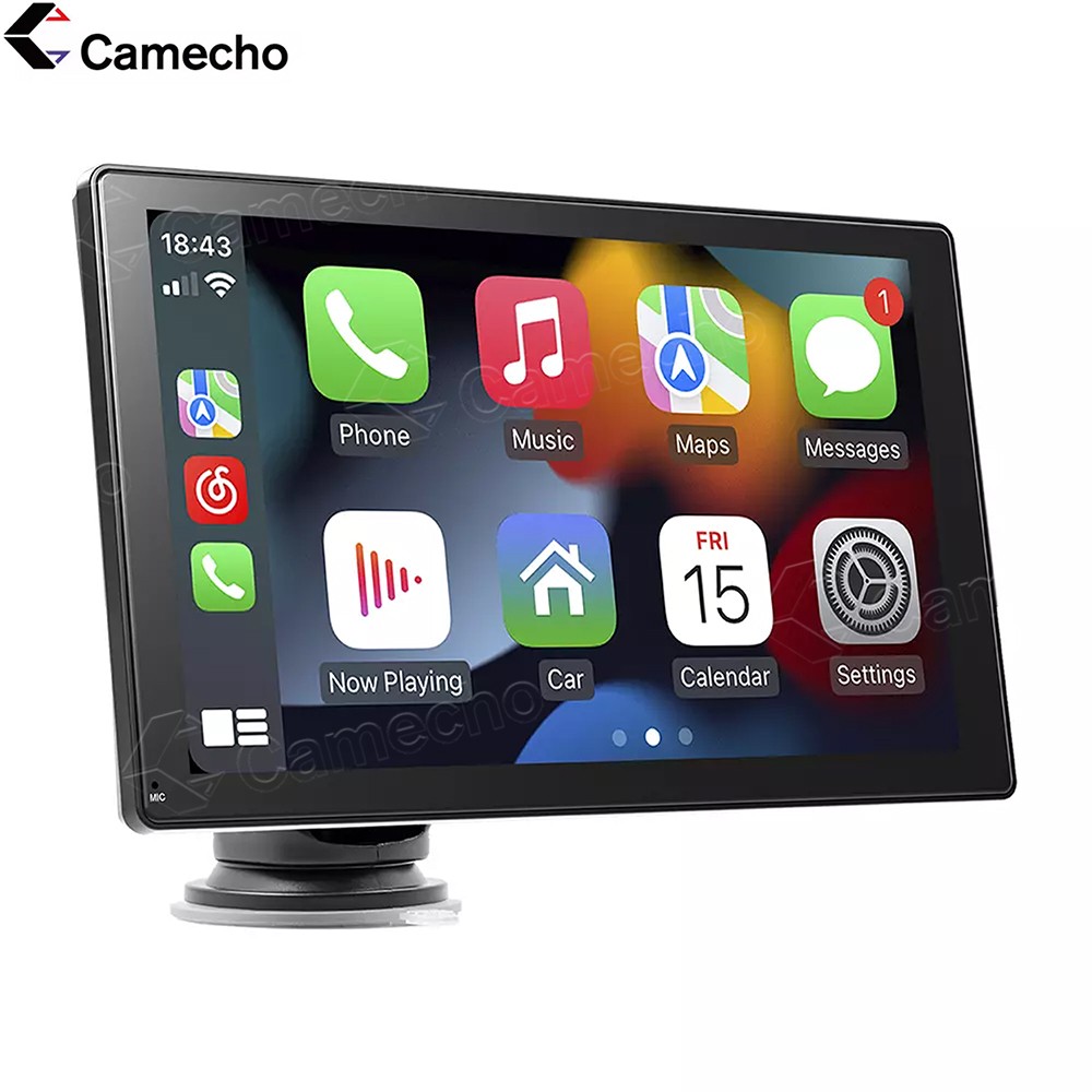 Wireless 9" Touch Screen Android Auto BT Portable HD Wireless Apple Carplay