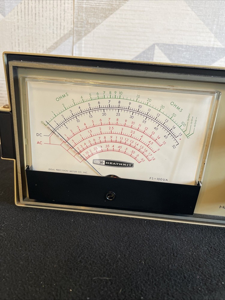 Heathkit Utility Solid State Voltmeter Model IM-16 with Probes Vintage