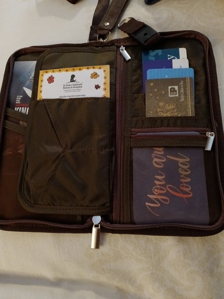 Canvas Passport, Document Zip Wallet/Holder *NEW*