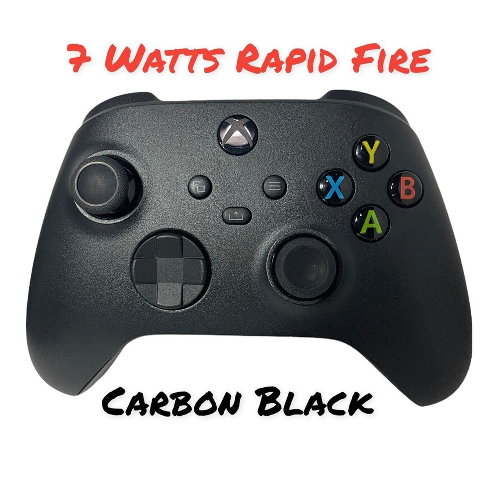 Microsoft Xbox One Series X/S Carbon Black 7 Watts Modded Rapid Fire Controller