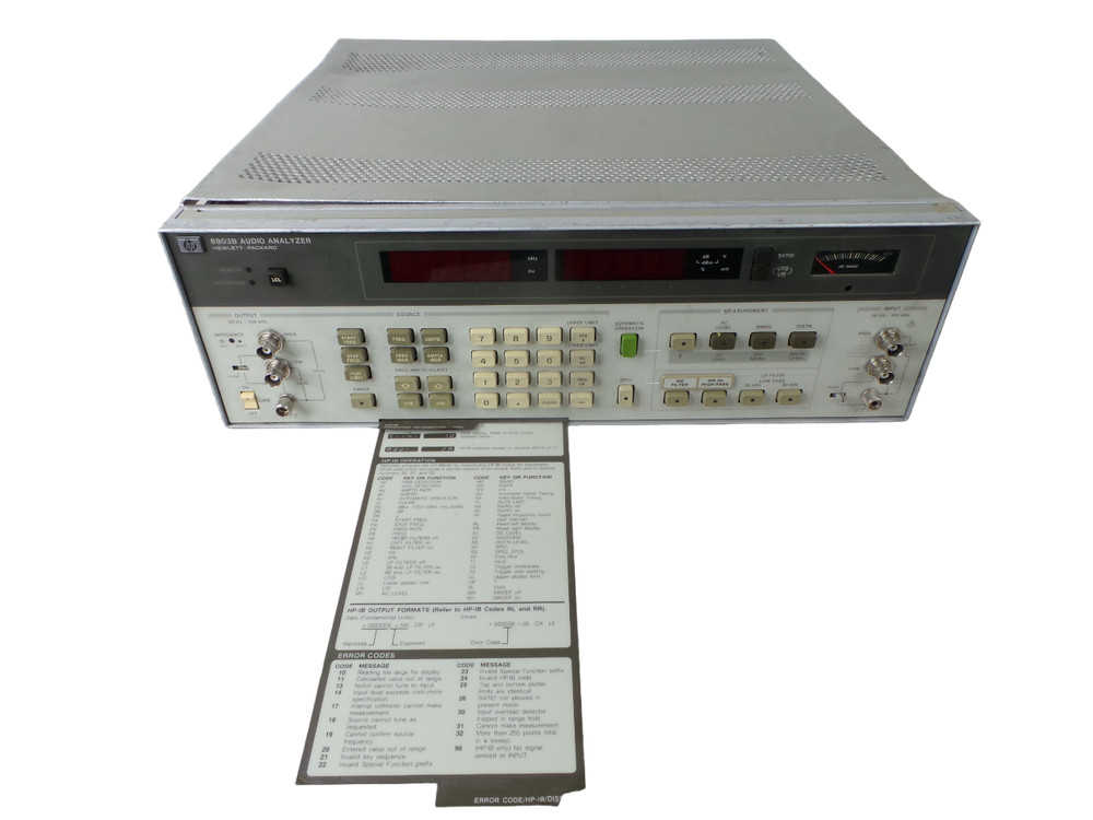 HP 8903B Audio Analyzer - Free Shipping