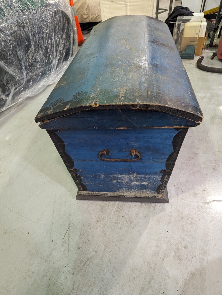 Antique 1868 Swedish Wedding Trunk
