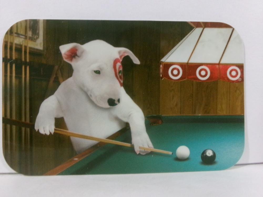 TARGET Bullseye Shooting Pool ( 2006 ) Gift Card ( $0 )