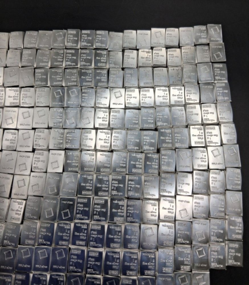1 gram Silver Bar - Valcambi - Pure 99.9% Silver