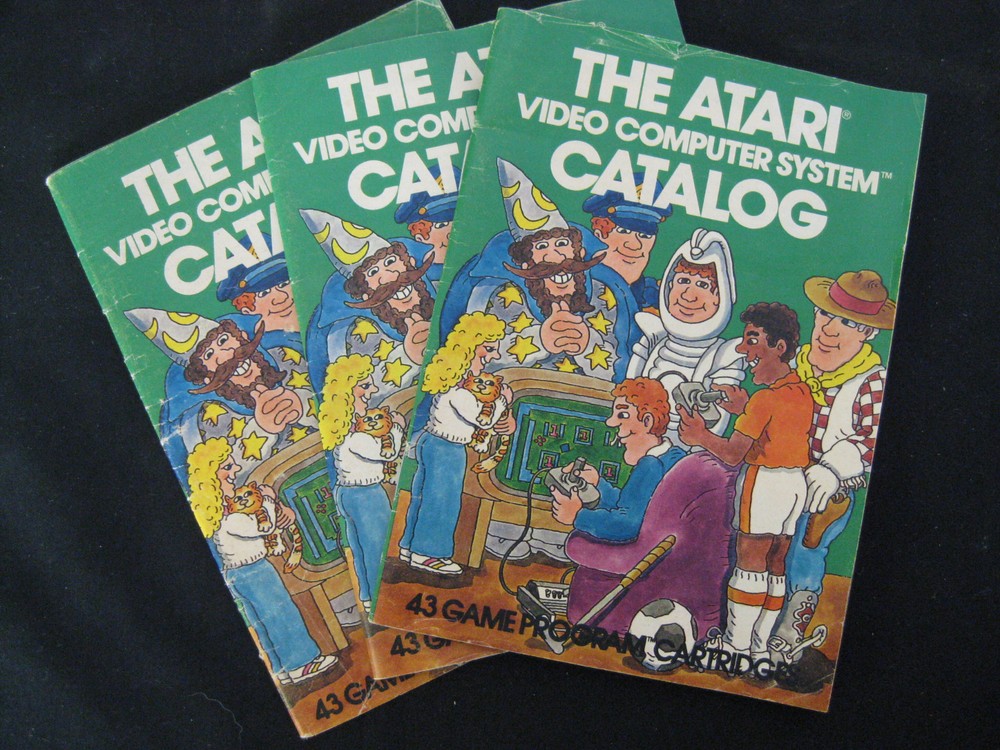 Atari Video Computer System Catalog 45 Game Program Cartridges 1981 Ad