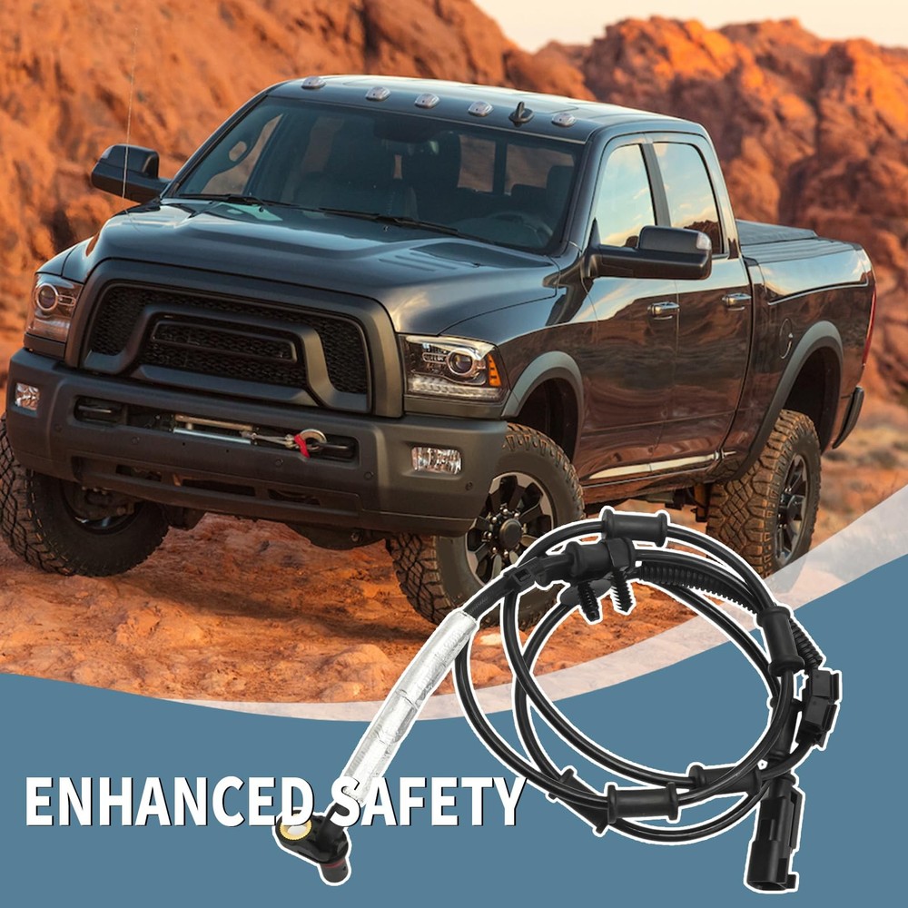 Front ABS Wheel Speed Sensor Replacement for Ram 2500 6.7L 2 PCS